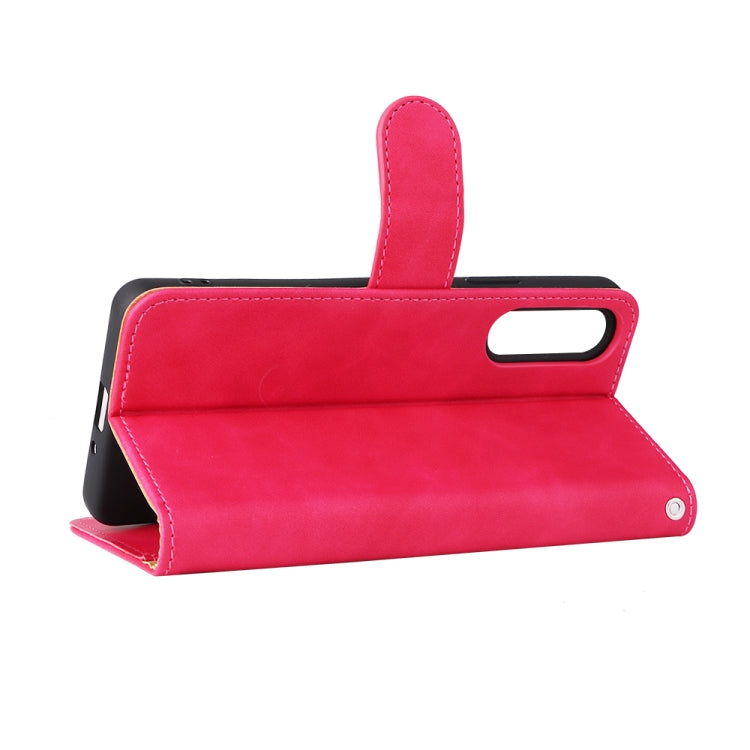 For Sony Xperia 10 IV Skin Feel Magnetic Flip Leather Phone Case