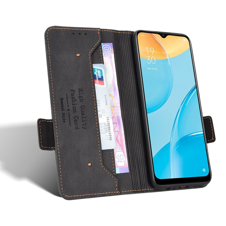 For OPPO A55s 5G Magnetic Clasp Flip Leather Phone Case