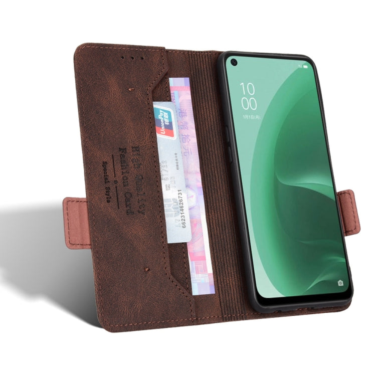 For OPPO A15 Magnetic Clasp Flip Leather Phone Case