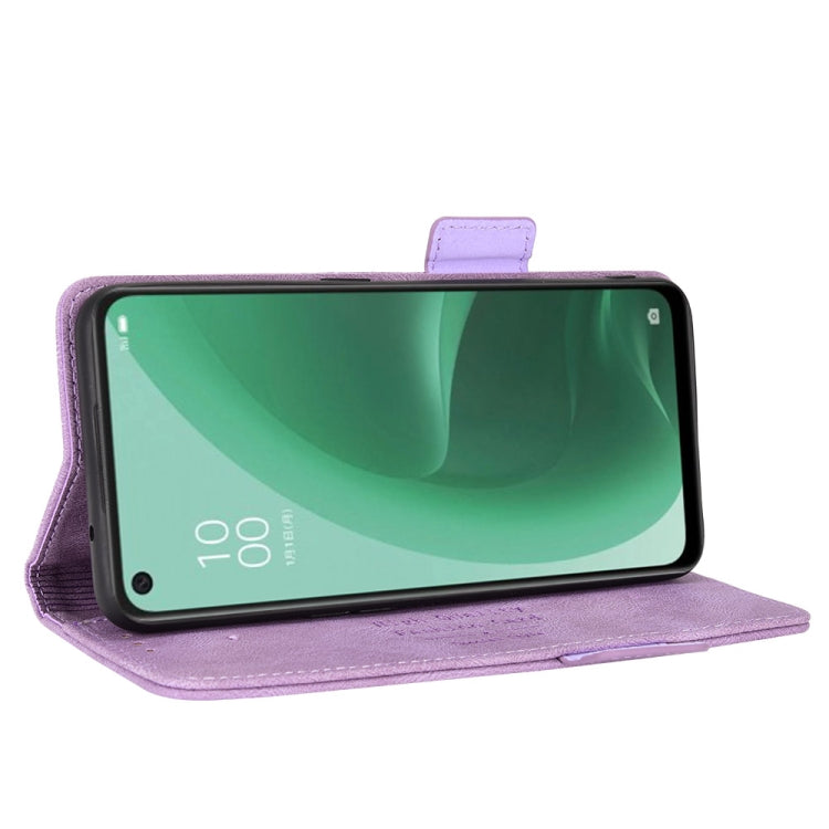 For OPPO A15 Magnetic Clasp Flip Leather Phone Case