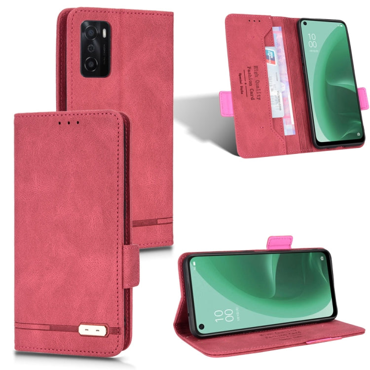 For OPPO A15 Magnetic Clasp Flip Leather Phone Case