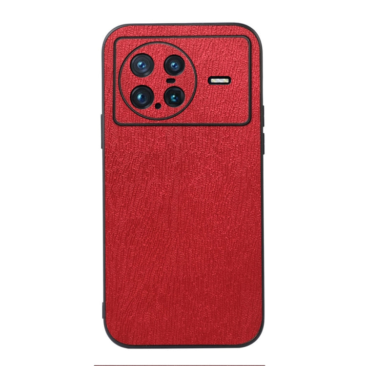 For vivo X Note Wood Texture PU Phone Case