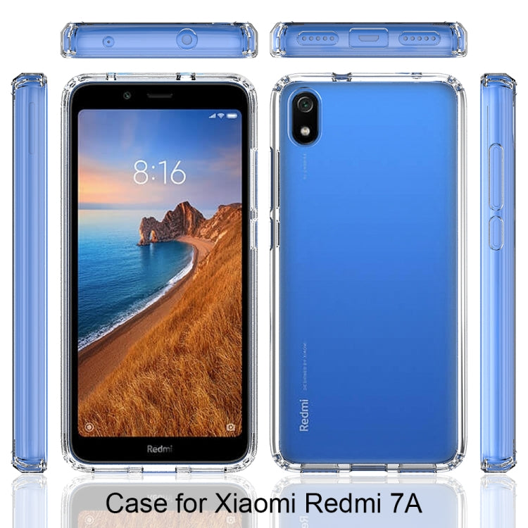 For Xiaomi Redmi 7A Scratchproof TPU + Acrylic Protective Case