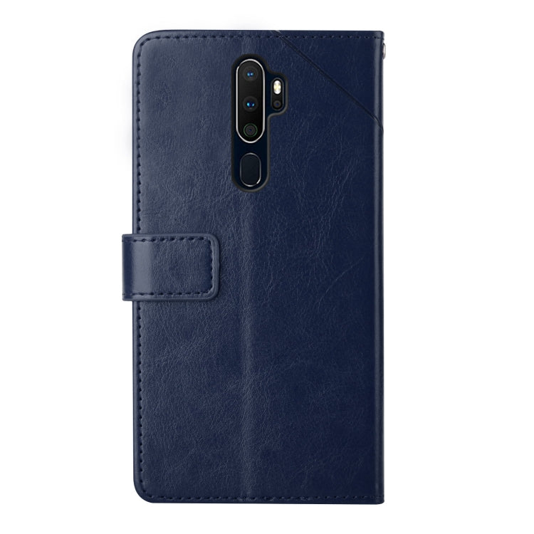 For OPPO A9 2020 Y Stitching Horizontal Flip Leather Phone Case