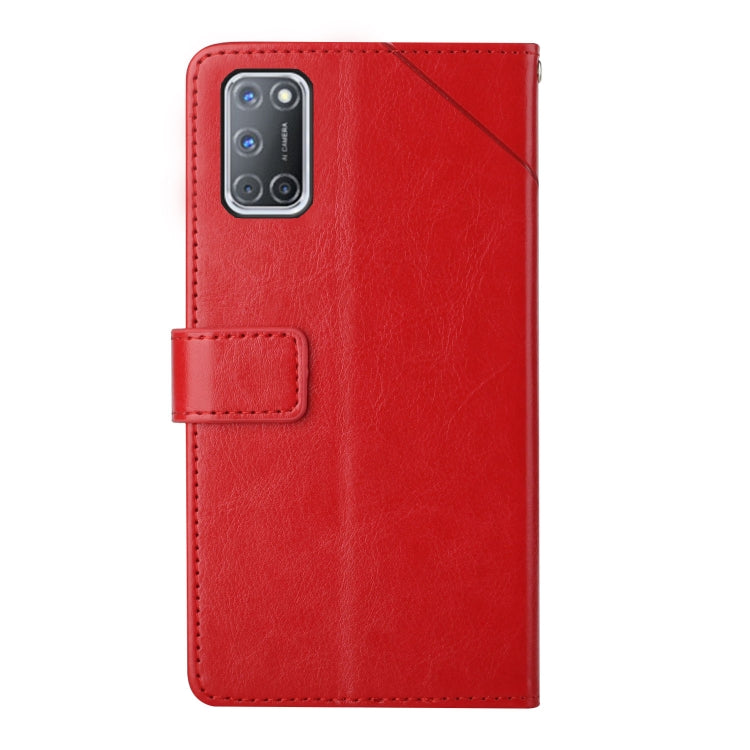 For OPPO A92 / A52 Y Stitching Horizontal Flip Leather Phone Case