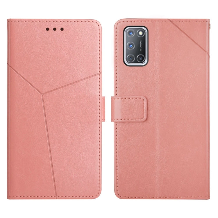 For OPPO A92 / A52 Y Stitching Horizontal Flip Leather Phone Case