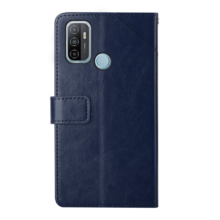 For OPPO A53 4G Y Stitching Horizontal Flip Leather Phone Case