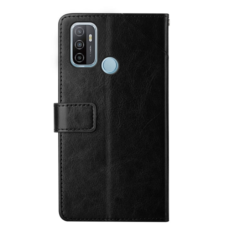 For OPPO A53 4G Y Stitching Horizontal Flip Leather Phone Case