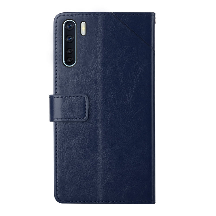 For OPPO A91 Y Stitching Horizontal Flip Leather Phone Case