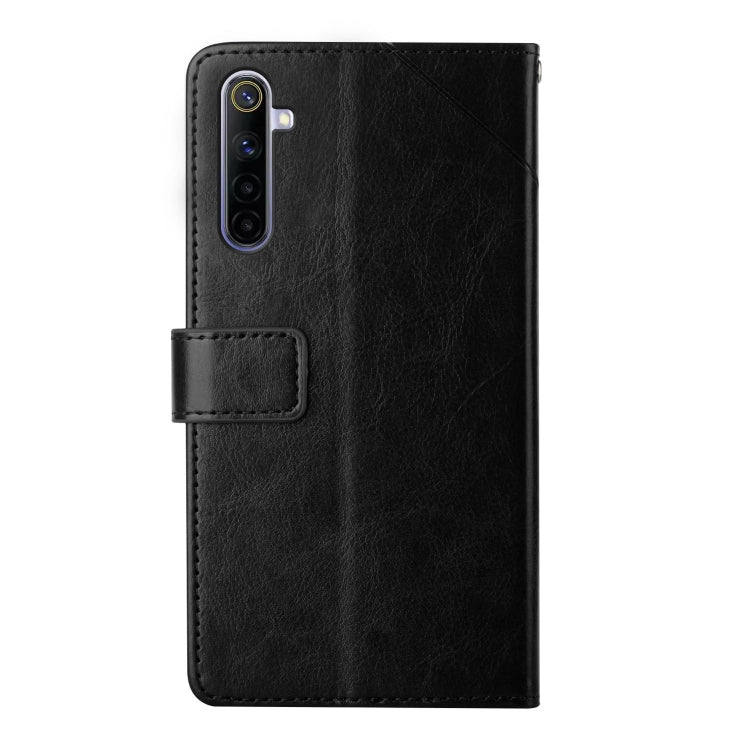 For OPPO Realme 5 Y Stitching Horizontal Flip Leather Phone Case