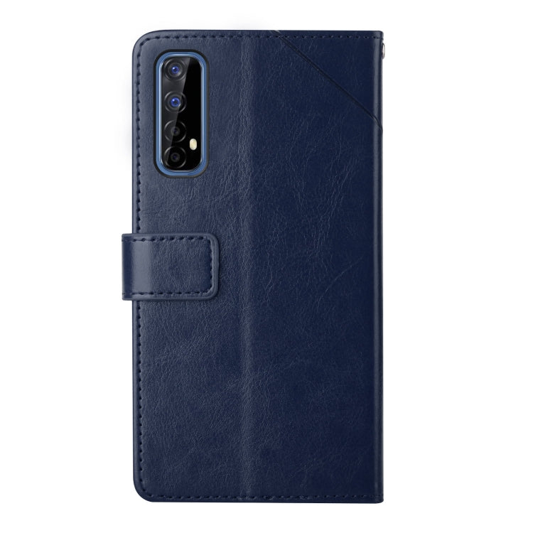 For OPPO Realme 7 4G Y Stitching Horizontal Flip Leather Phone Case