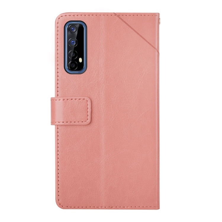For OPPO Realme 7 4G Y Stitching Horizontal Flip Leather Phone Case