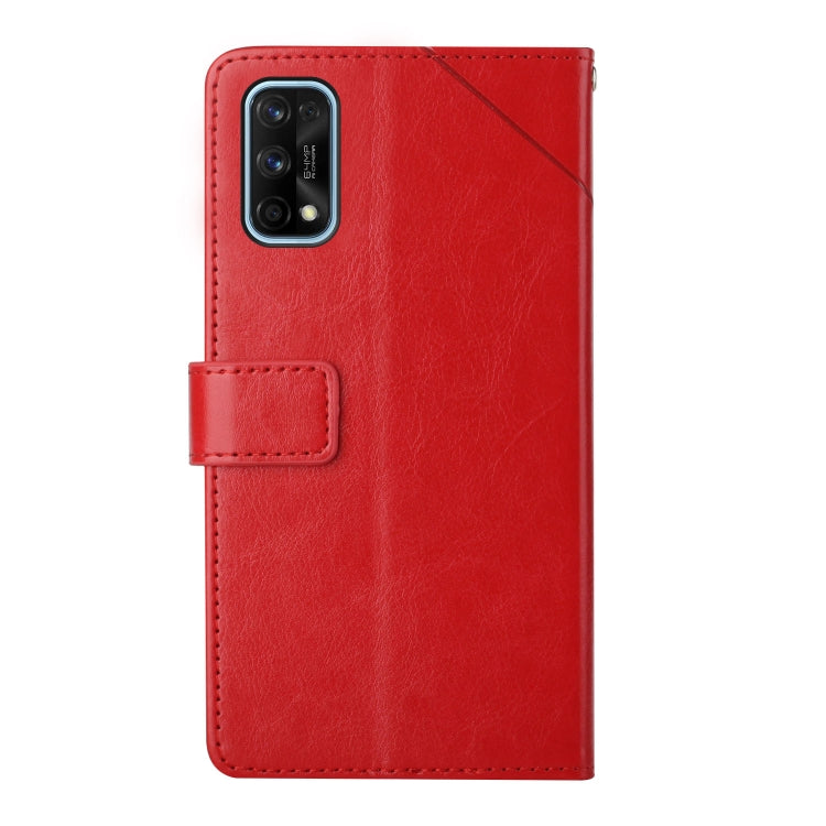 For OPPO Realme 7 Pro Y Stitching Horizontal Flip Leather Phone Case