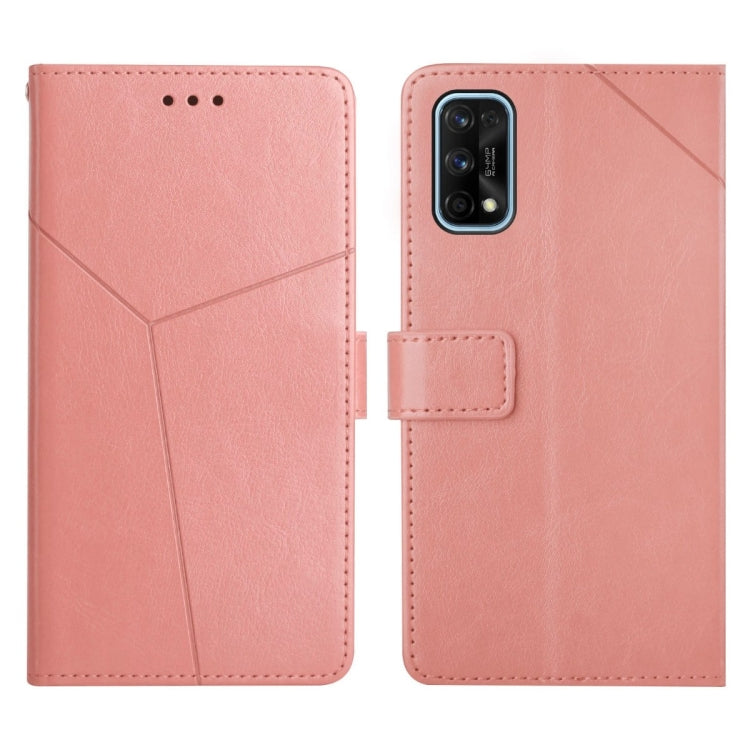 For OPPO Realme 7 Pro Y Stitching Horizontal Flip Leather Phone Case