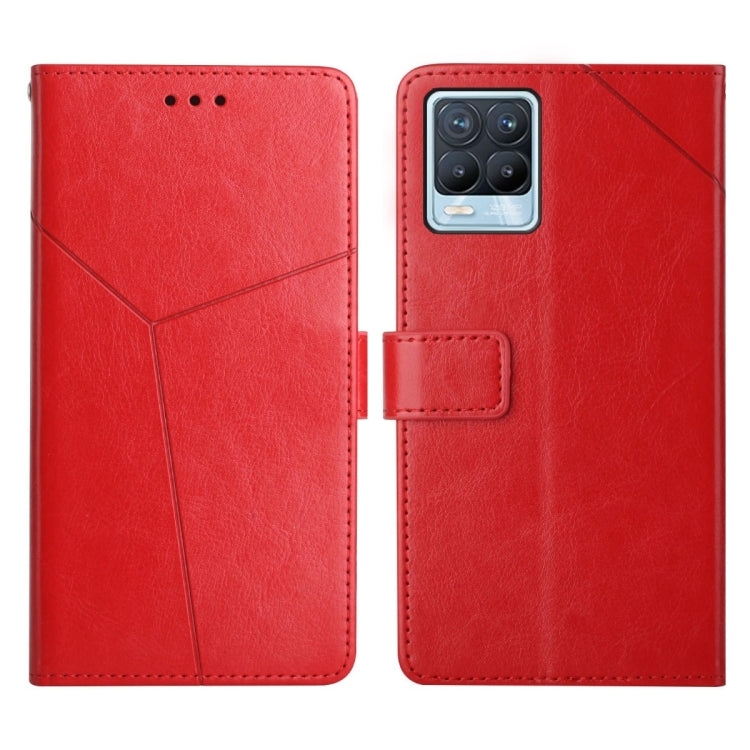 For OPPO Realme 8 / 8 Pro Y Stitching Horizontal Flip Leather Phone Case