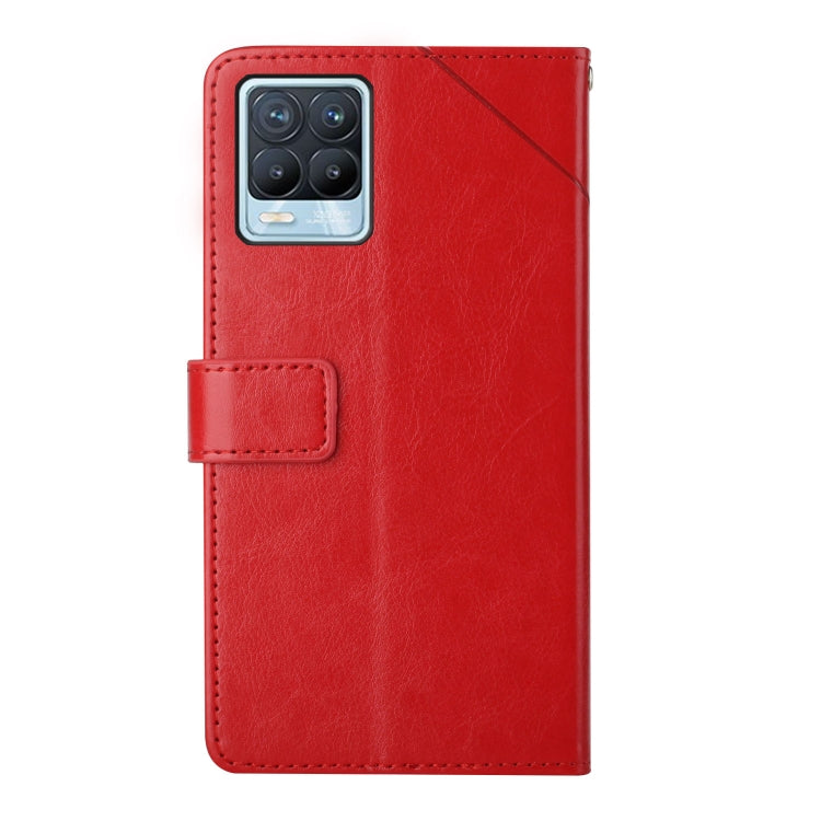 For OPPO Realme 8 / 8 Pro Y Stitching Horizontal Flip Leather Phone Case