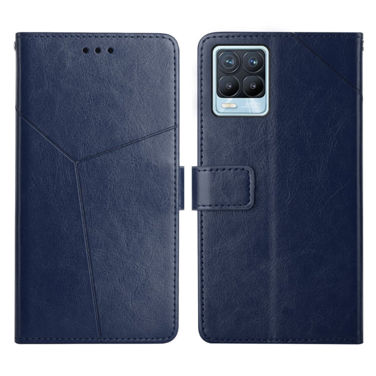 For OPPO Realme 8 / 8 Pro Y Stitching Horizontal Flip Leather Phone Case