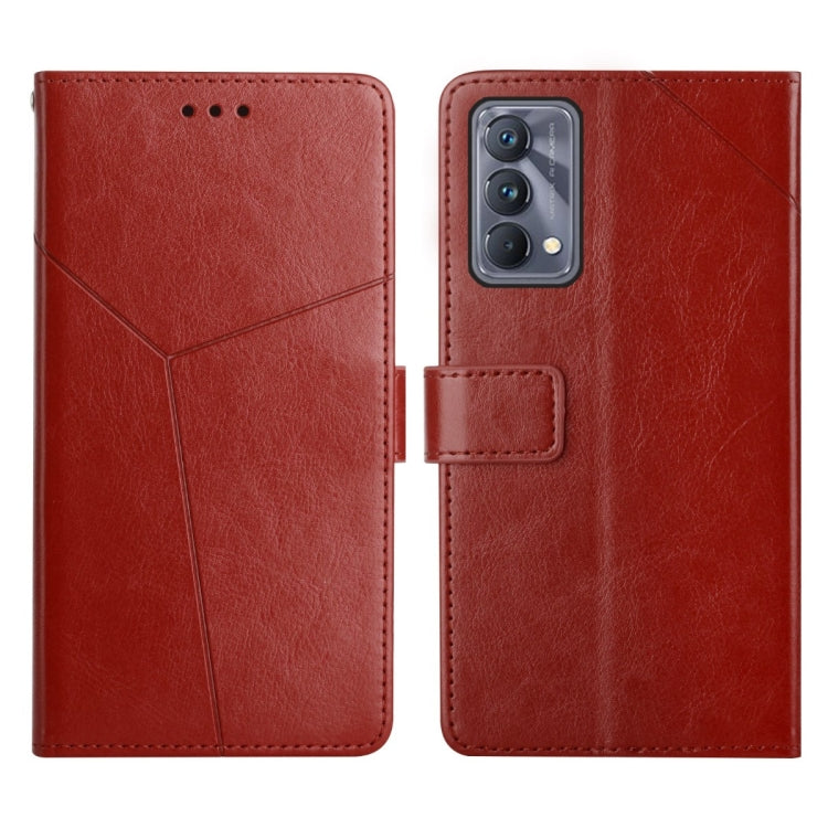 For OPPO Realme GT Master Y Stitching Horizontal Flip Leather Phone Case