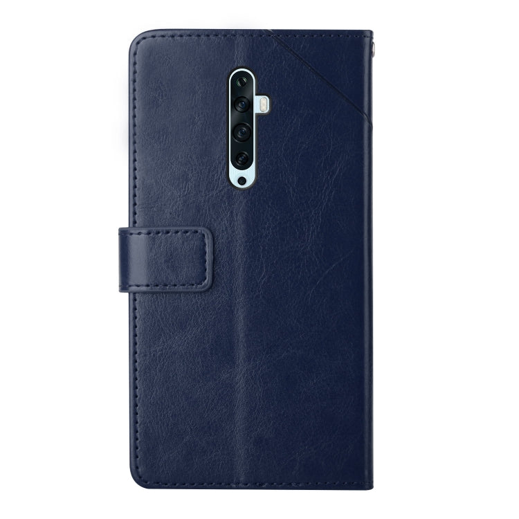 For OPPO Reno2 Z / Reno2 F Y Stitching Horizontal Flip Leather Phone Case