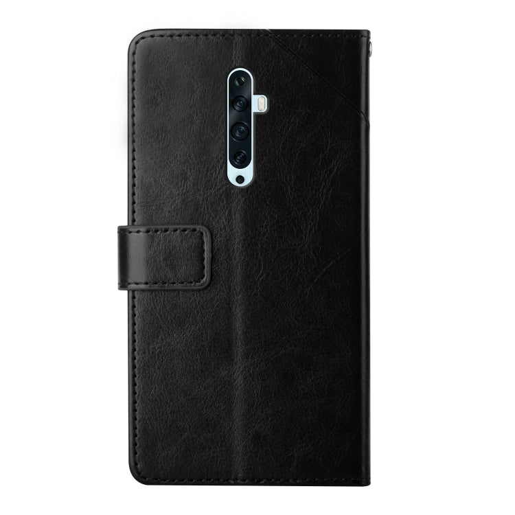 For OPPO Reno2 Z / Reno2 F Y Stitching Horizontal Flip Leather Phone Case