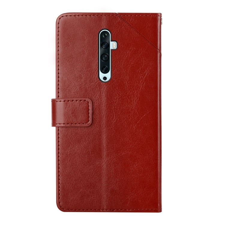 For OPPO Reno2 Z / Reno2 F Y Stitching Horizontal Flip Leather Phone Case