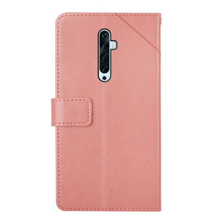 For OPPO Reno2 Z / Reno2 F Y Stitching Horizontal Flip Leather Phone Case