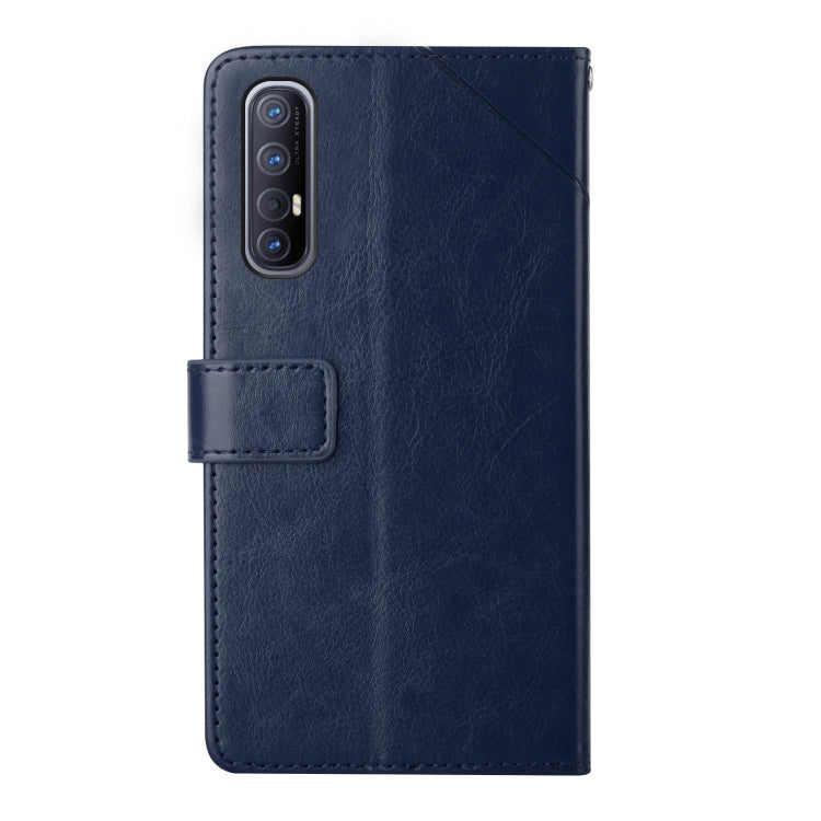 For OPPO Reno3 Pro 5G Y Stitching Horizontal Flip Leather Phone Case