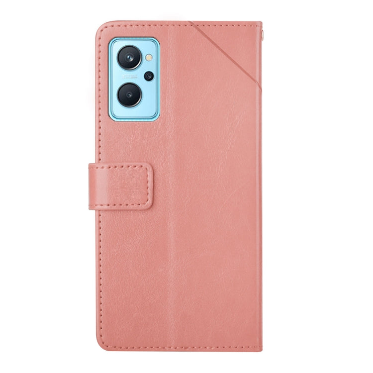 For OPPO Realme 9i Y Stitching Horizontal Flip Leather Phone Case