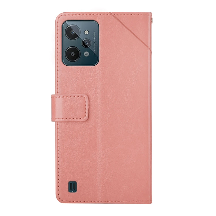 For OPPO Realme C31 Y Stitching Horizontal Flip Leather Phone Case