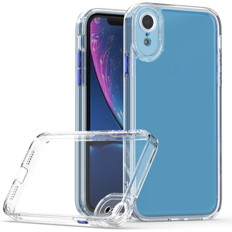 For iPhone XR Cat-eye TPU + Acrylic Phone Case