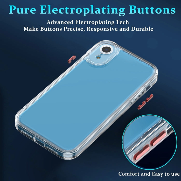 For iPhone XR Cat-eye TPU + Acrylic Phone Case