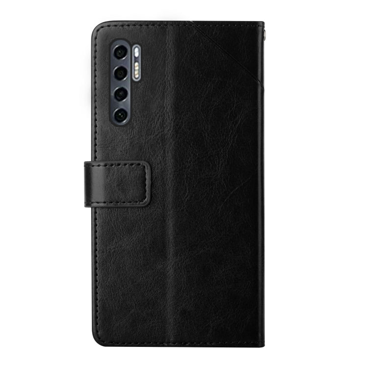 For TCL 20 Pro 5G Y Stitching Horizontal Flip Leather Phone Case