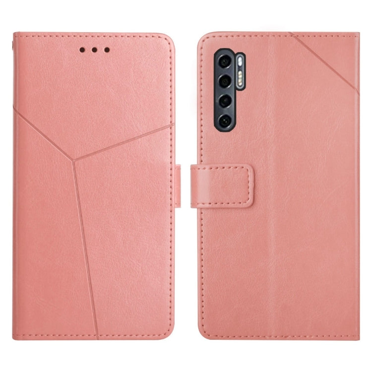 For TCL 20 Pro 5G Y Stitching Horizontal Flip Leather Phone Case