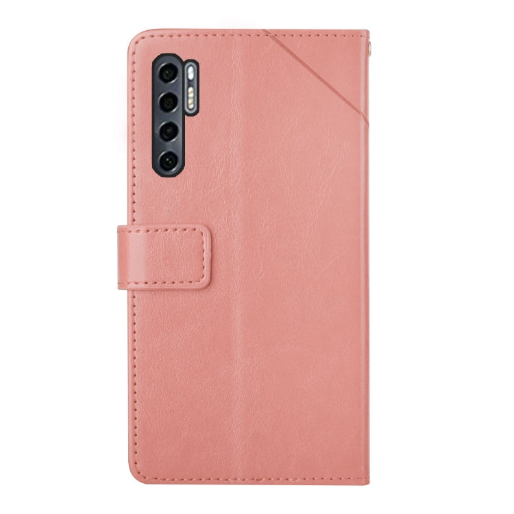 For TCL 20 Pro 5G Y Stitching Horizontal Flip Leather Phone Case