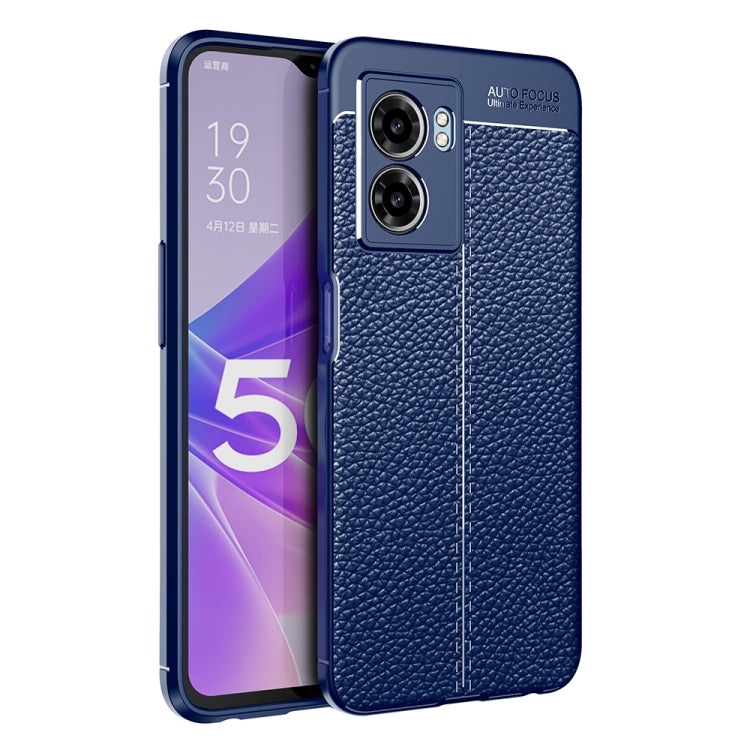 For OPPO A57 2022 Litchi Texture TPU Shockproof Case