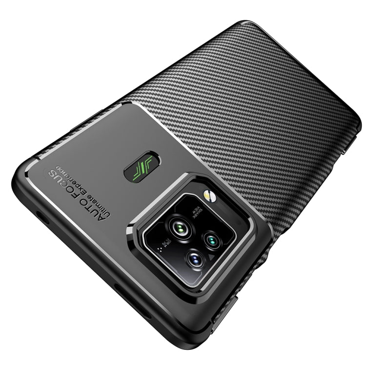For Xiaomi Black Shark 5 / 5 Pro Carbon Fiber Texture Shockproof TPU Phone Case