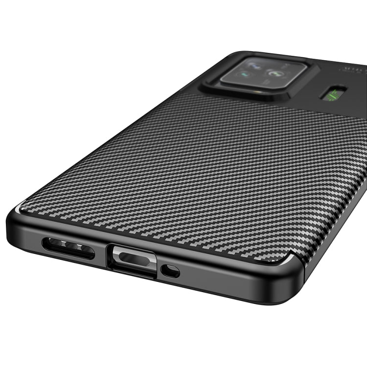 For Xiaomi Black Shark 5 / 5 Pro Carbon Fiber Texture Shockproof TPU Phone Case