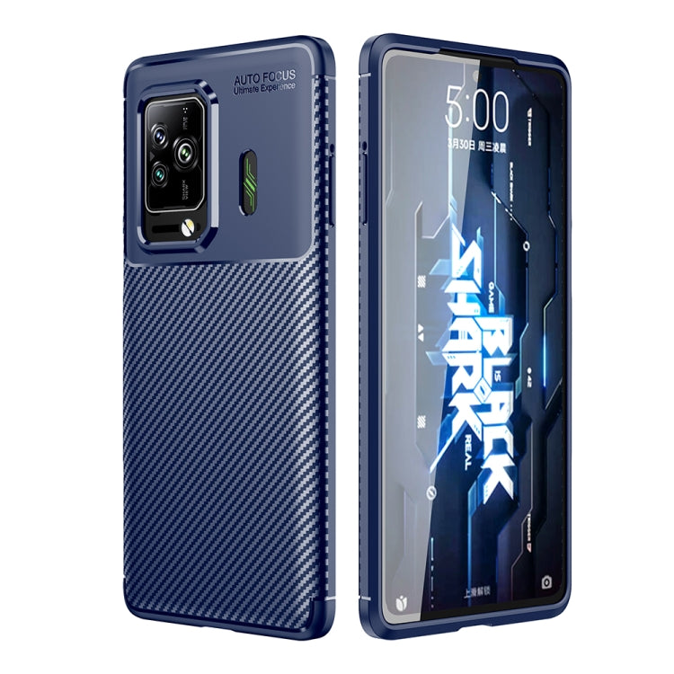 For Xiaomi Black Shark 5 / 5 Pro Carbon Fiber Texture Shockproof TPU Phone Case