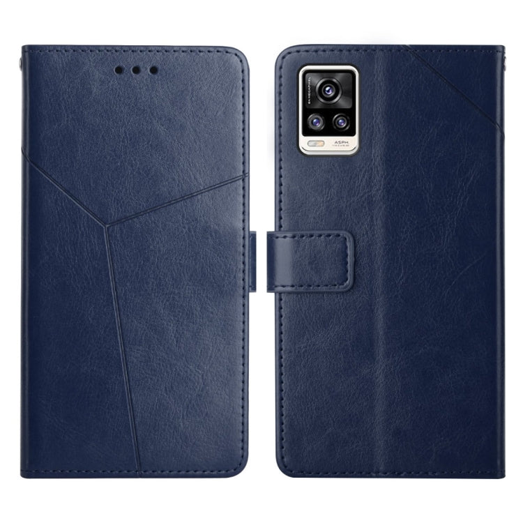 For vivo S7 / V20 Pro Y Stitching Horizontal Flip Leather Phone Case