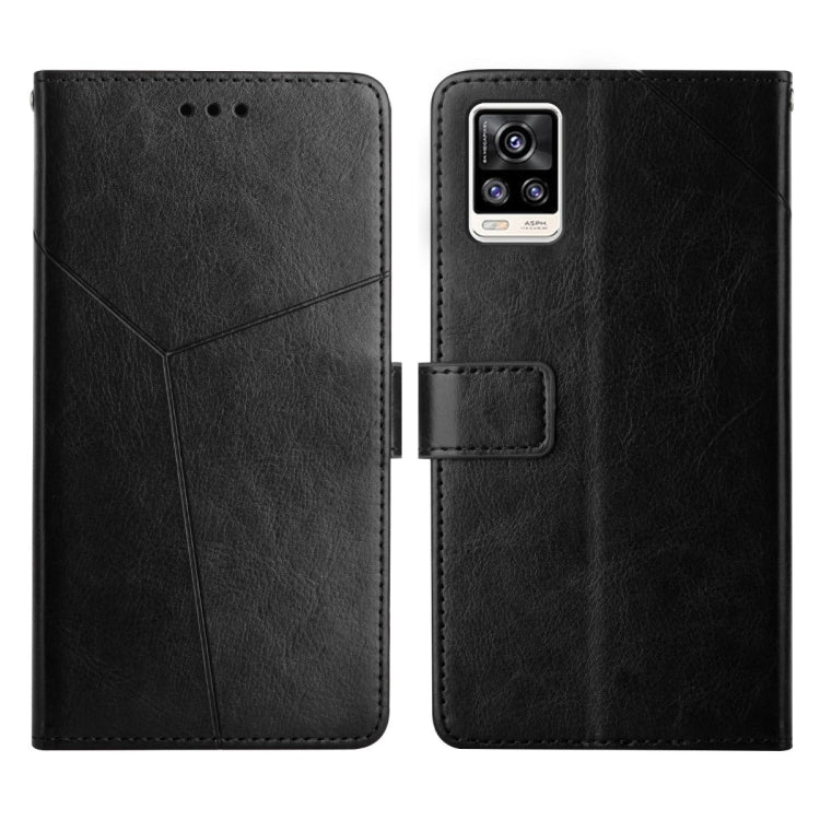For vivo S7 / V20 Pro Y Stitching Horizontal Flip Leather Phone Case