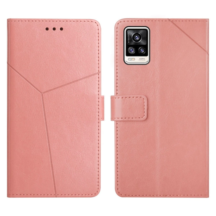 For vivo S7 / V20 Pro Y Stitching Horizontal Flip Leather Phone Case