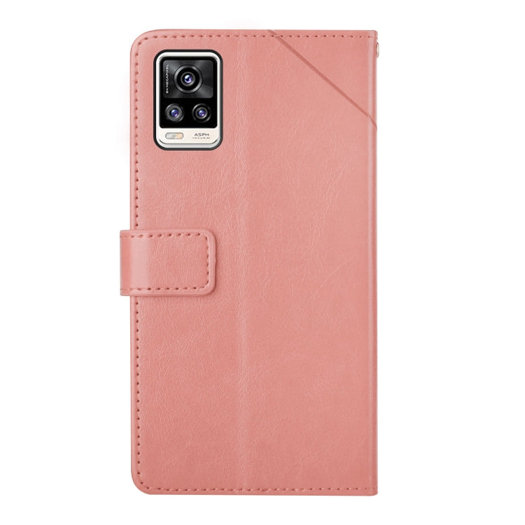 For vivo S7 / V20 Pro Y Stitching Horizontal Flip Leather Phone Case