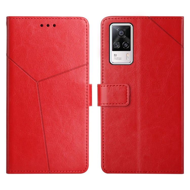 For vivo S9e Y Stitching Horizontal Flip Leather Phone Case