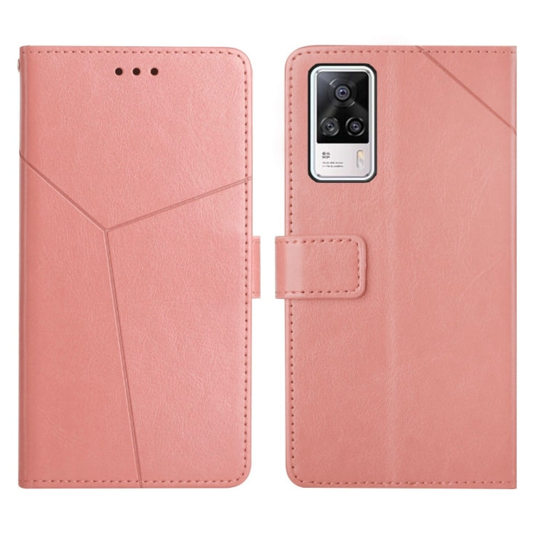For vivo S9e Y Stitching Horizontal Flip Leather Phone Case