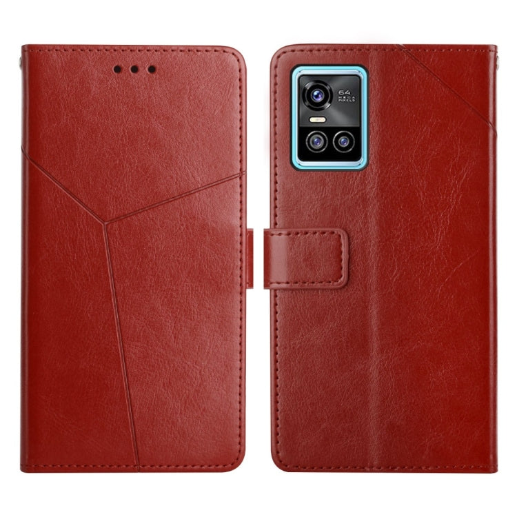 For vivo S10 / S10 Pro Y Stitching Horizontal Flip Leather Phone Case