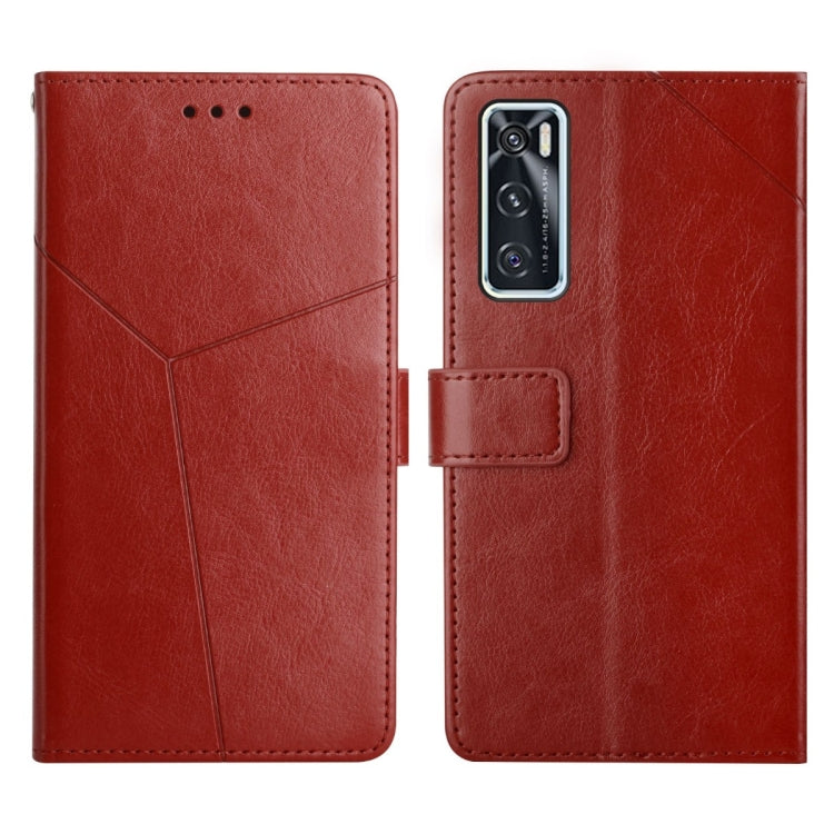 For vivo V20 SE / Y70 Y Stitching Horizontal Flip Leather Phone Case