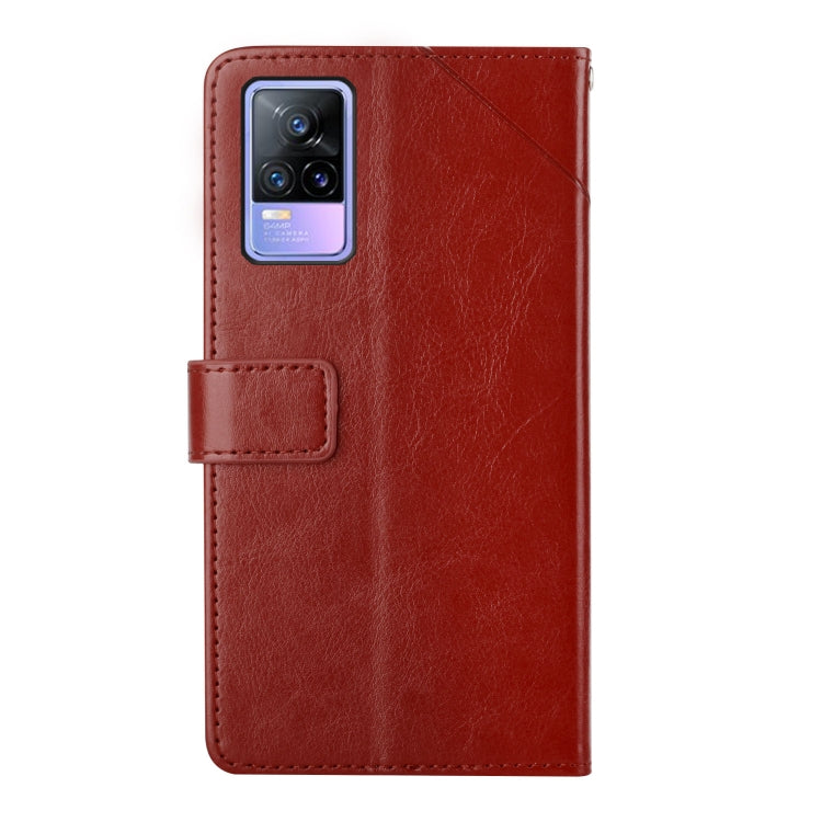For vivo V21e / Y73 2021 Y Stitching Horizontal Flip Leather Phone Case