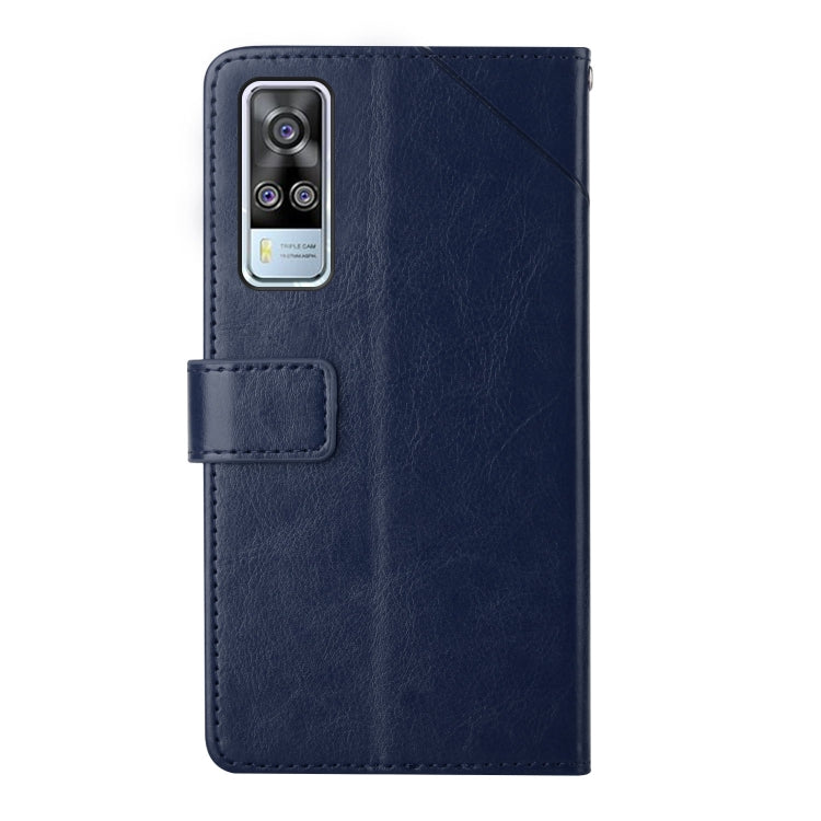 For vivo Y51 2020 Y Stitching Horizontal Flip Leather Phone Case