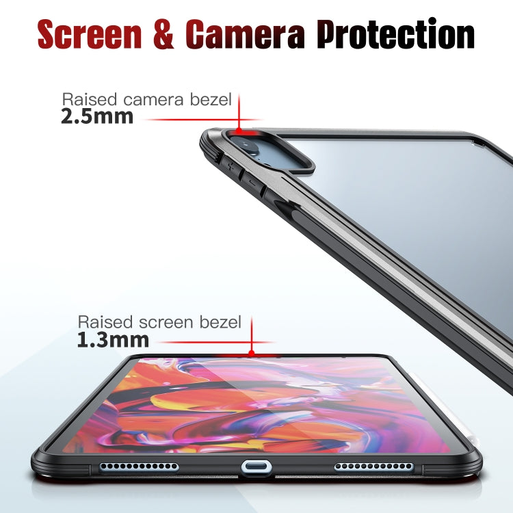 Metal Frame PC TPU Tablet Case For iPad Air 2020 / 2022 10.9