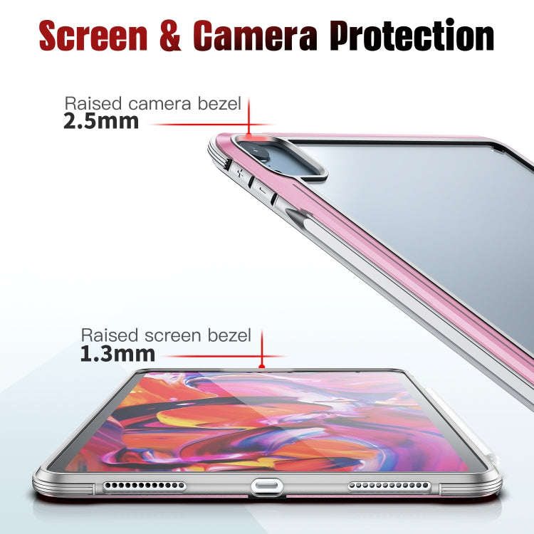 Metal Frame PC TPU Tablet Case For iPad Air 2020 / 2022 10.9